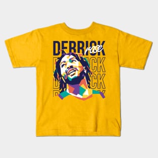 Derrick Rose on WPAP art 2 Kids T-Shirt